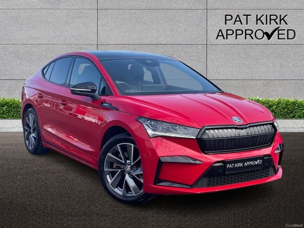 Skoda Enyaq Estate, Electric, 2024, Red