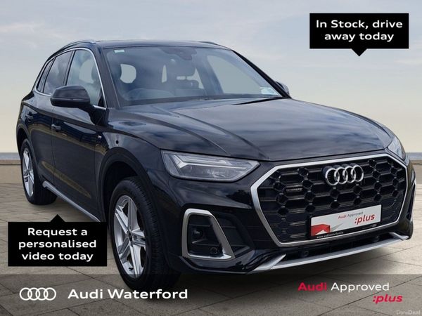 Audi Q5 SUV, Petrol Plug-in Hybrid, 2023, Black