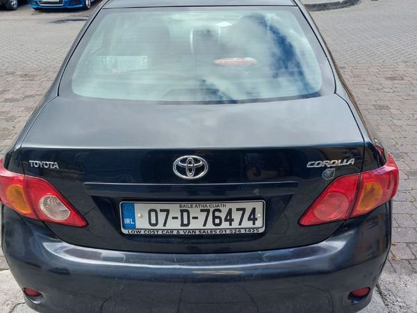 Toyota Corolla Saloon, Petrol, 2007, Black