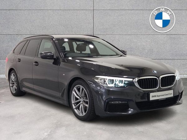 BMW 5-Series Estate, Diesel Hybrid, 2020, Grey