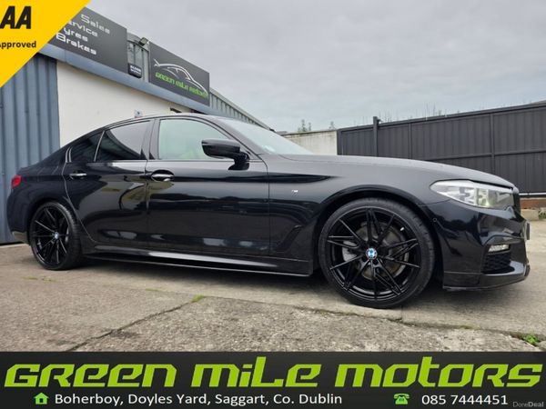BMW 5-Series Saloon, Diesel, 2018, Black
