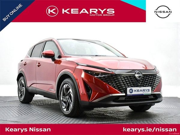 Nissan Qashqai SUV, Petrol Hybrid, 2026, Red