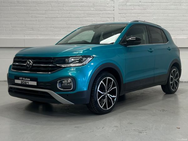 Volkswagen T-Cross SUV, Petrol, 2021, Green