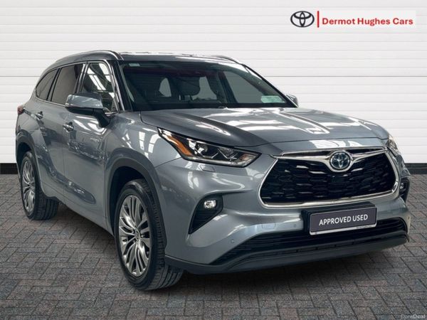 Toyota Highlander Estate, Petrol Hybrid, 2021, Grey