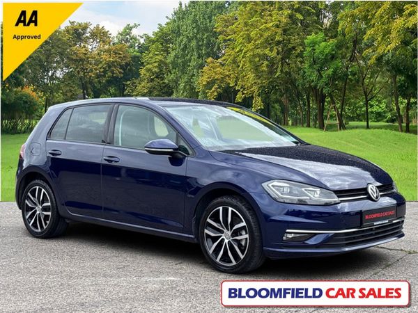 Volkswagen Golf Hatchback, Petrol, 2019, Blue