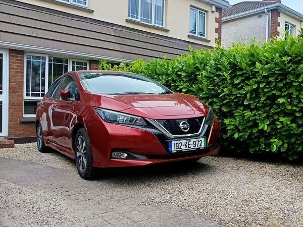 Nissan Leaf Hatchback, Electric, 2019, Red
