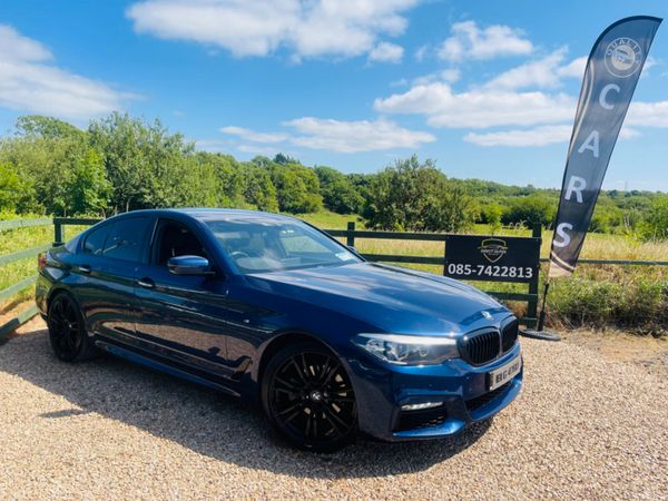BMW 5-Series Saloon, Diesel, 2018, Blue