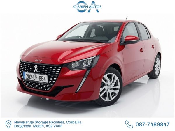 Peugeot 208 Hatchback, Petrol, 2020, Red