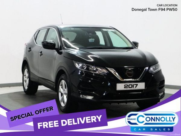 Nissan Qashqai SUV, Petrol, 2017, Black