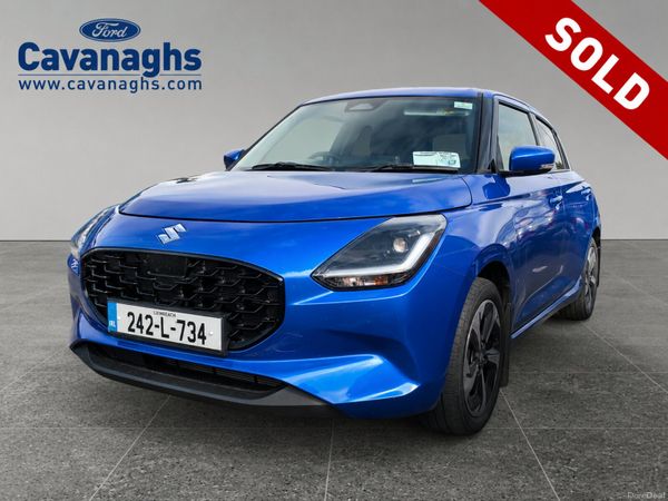 Suzuki Swift Hatchback, Petrol Hybrid, 2024, Blue