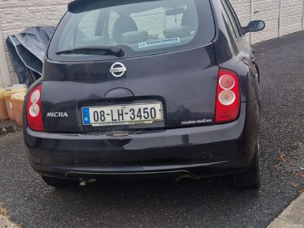 Nissan Micra Hatchback, Petrol, 2008, Black