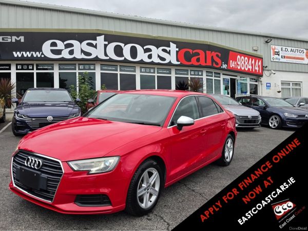 Audi A3 Saloon, Petrol, 2017, Red