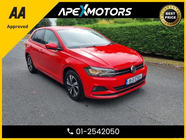 Volkswagen Polo Hatchback, Petrol, 2019, Red