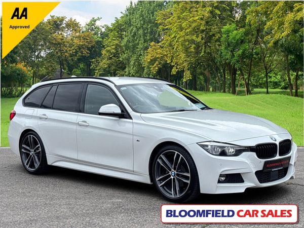 BMW 3-Series Estate, Petrol, 2019, White