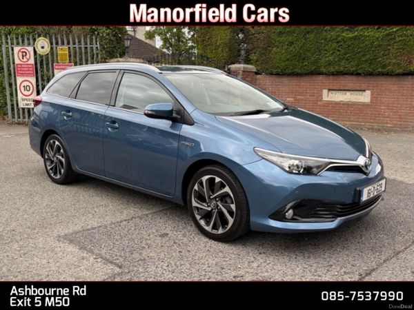 Toyota Auris Estate, Petrol Hybrid, 2016, Blue