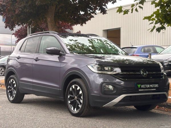 Volkswagen T-Cross SUV, Petrol, 2023, Blue