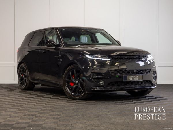 Land Rover Range Rover Sport SUV, Petrol Plug-in Hybrid, 2024, Black