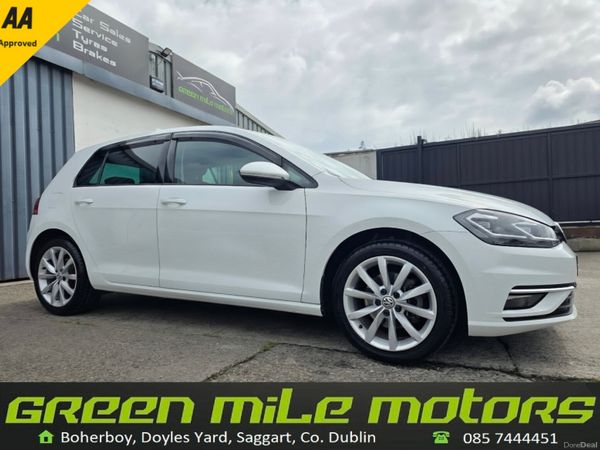 Volkswagen Golf Hatchback, Petrol, 2018, White