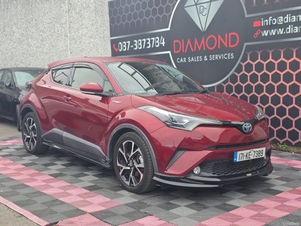 Toyota C-HR Hatchback, Petrol Hybrid, 2017, Red