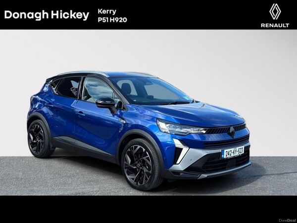 Renault Captur SUV, Petrol Hybrid, 2024, Blue