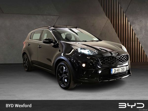 Kia Sportage SUV, Diesel Hybrid, 2021, Black