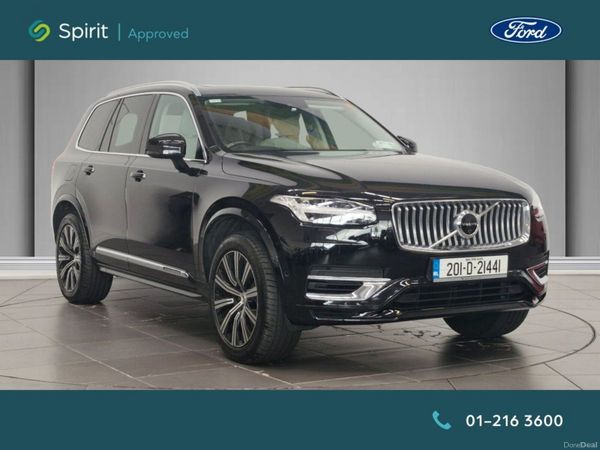Volvo XC90 SUV, Petrol Plug-in Hybrid, 2020, Black