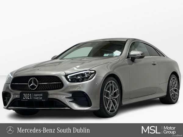 Mercedes-Benz E-Class Coupe, Diesel, 2021, Silver
