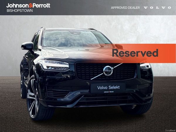 Volvo XC90 SUV, Petrol Plug-in Hybrid, 2024, Black