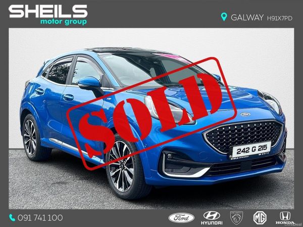 Ford Puma MPV, Petrol Hybrid, 2024, Blue