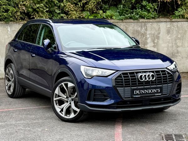 Audi Q3 SUV, Petrol Hybrid, 2022, Blue