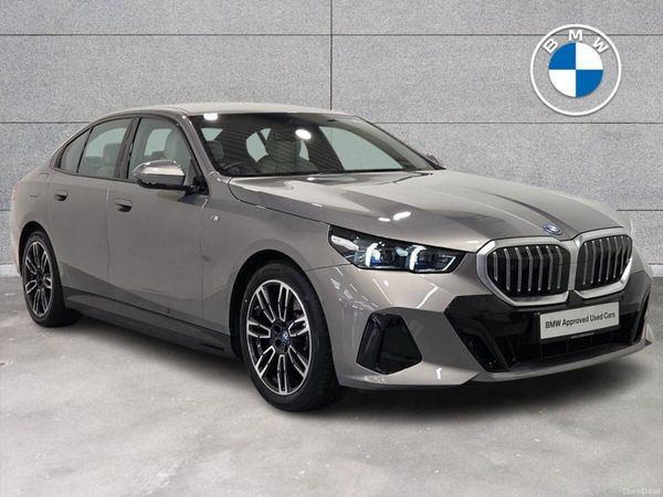 BMW 5-Series Saloon, Petrol Plug-in Hybrid, 2024, Grey