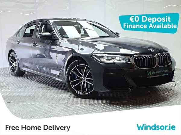 BMW 5-Series Saloon, Petrol Plug-in Hybrid, 2022, Grey