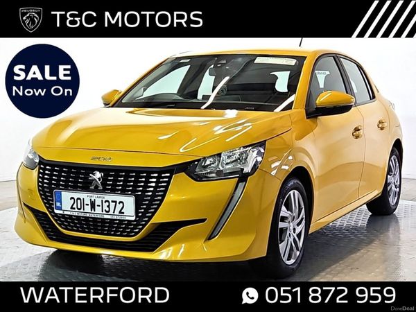 Peugeot 208 Hatchback, Petrol, 2020, Yellow