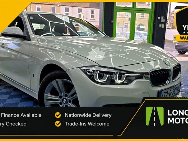 BMW 3-Series Saloon, Petrol Plug-in Hybrid, 2017, White