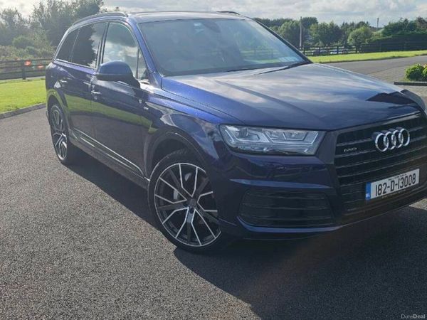 Audi Q7 SUV, Diesel, 2018, Blue