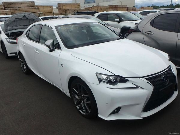 Lexus IS Saloon, Petrol Hybrid, 2016, White