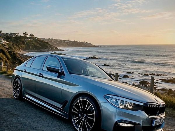 BMW 5-Series Saloon, Diesel, 2018, Blue