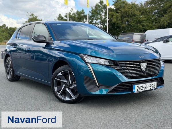 Peugeot 308 Hatchback, Petrol Hybrid, 2024, Blue