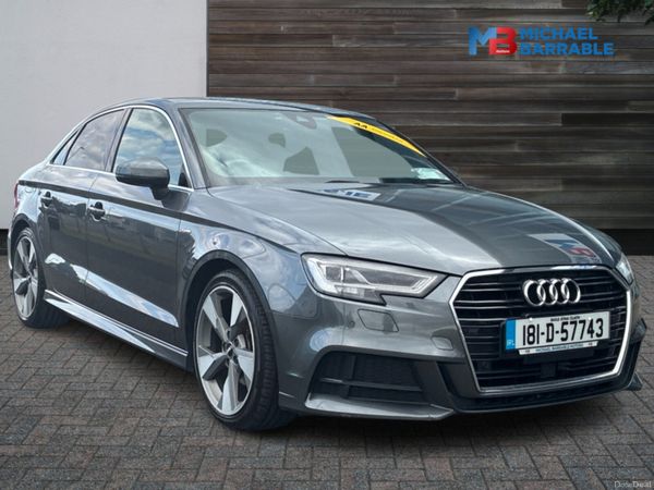 Audi A3 Saloon, Petrol, 2018, Grey