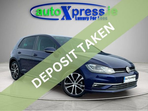 Volkswagen Golf Hatchback, Diesel, 2019, Blue