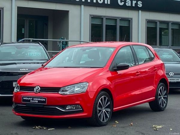 Volkswagen Polo Hatchback, Petrol, 2017, Red