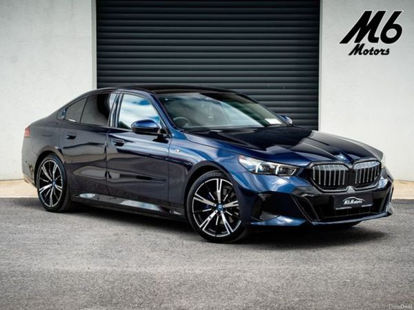 BMW 5-Series Saloon, Petrol Hybrid, 2024, Blue