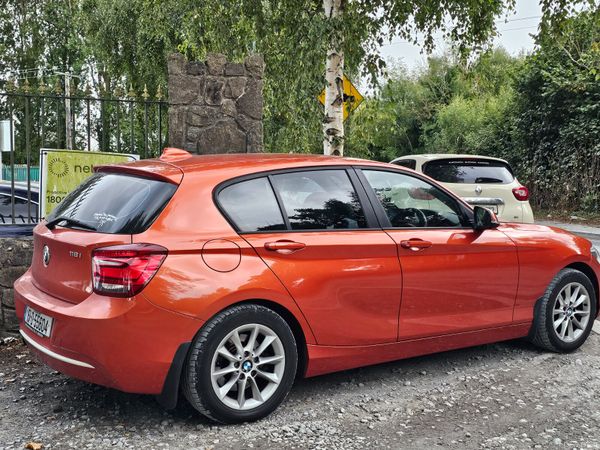 BMW 1-Series Hatchback, Petrol, 2015, Orange