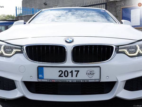BMW 4-Series Coupe, Petrol, 2017, White