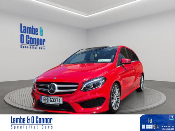 Mercedes-Benz B-Class Hatchback, Petrol, 2015, Red