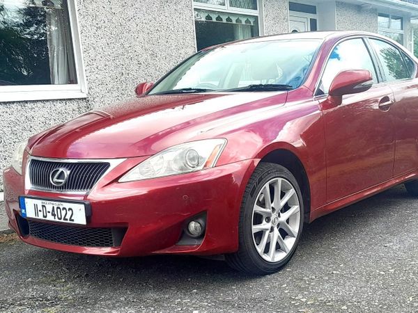 Lexus IS Saloon, Diesel, 2011, Red