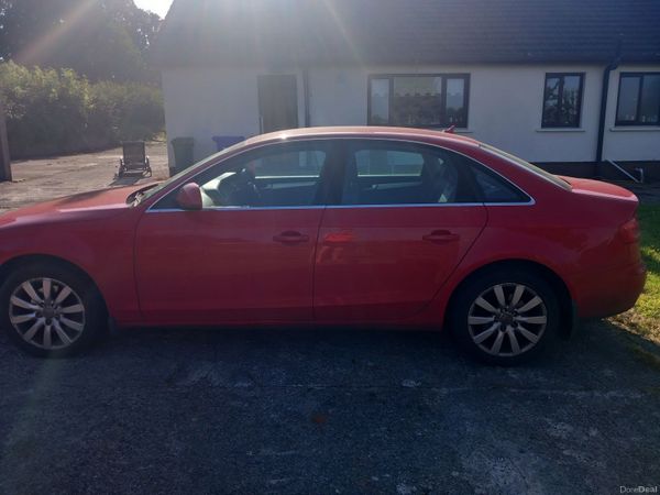Audi A4 Saloon, Diesel, 2009, Red