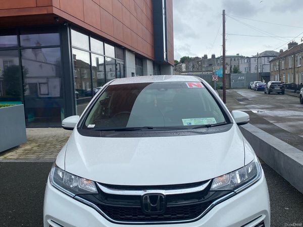 Honda Fit Hatchback, Petrol Hybrid, 2018, White