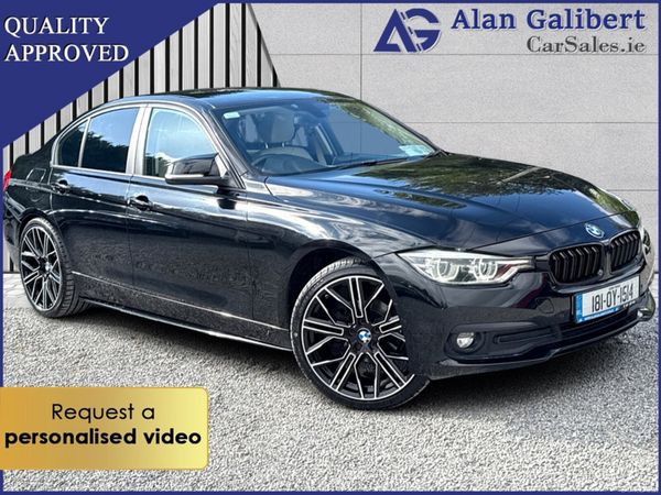 BMW 3-Series Saloon, Diesel, 2018, Black