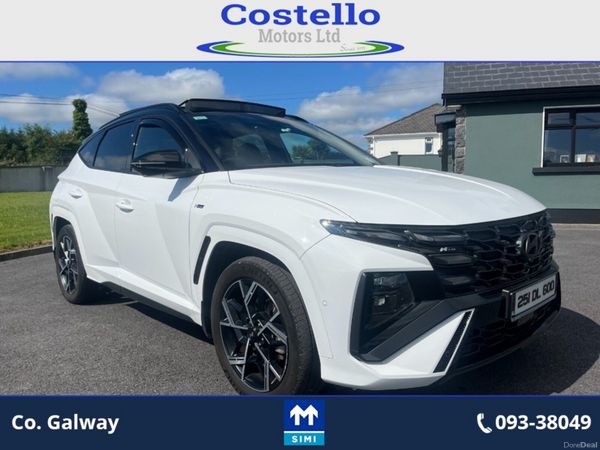 Hyundai Tucson SUV, Petrol Plug-in Hybrid, 2025, White